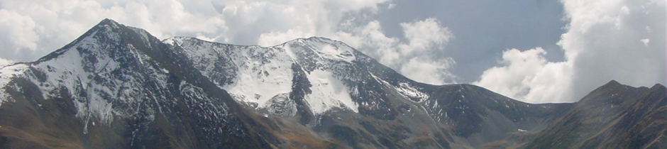The Chechen border seen from Georgia